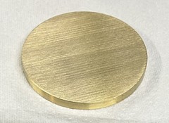 2-1/4” BRASS FEET DISC X 3/8” LONG🇺🇸2.250” ROUND 360 BRASS BAR 57mm X 9.5mm