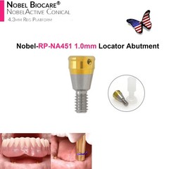 US Zest Nobel Biocare Active Locator Abutment NP/RP Implant Conical Connection