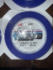 Lot 6 Rolls New- 3M Vinyl Tape 471+ 1/4 in x 36 yd 06405 Indigo
