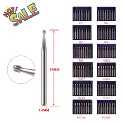 Dental Carbide Tungsten Steel Burs Crown Metal Cutting Drill Break Drills Bur