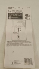 4 in. Chromate-Plated Screw Type Swing Hardware Easy to install