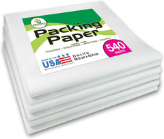Packing Paper Newsprint Sheets White Moving Supplies Shipping Dishes Recyclable