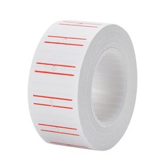 600 Labels Per Roll Red line Price Tag Gun Sticker Refill Ink Roller For MX-5500