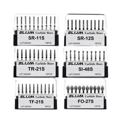 10Pcs Dental Diamond Burs FG Dentistry Drills For High Speed Handpiece Dia.1.6mm