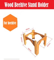 Wooden Bracket Beehive Spare Stand Bee Keeping Hive Holder Bee Box Support