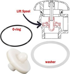 Assembly 901-549 710 1″ Repair Kit for FEBCO 1″ Model 710 715 Pressure Breakers