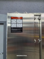 Eaton Wiegmann Stainless Panelboard Control Panel Enclosure 4X Rainproof 36″x74″