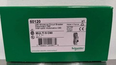 Schneider Electric 60120 Miniature Circuit Breaker 240VAC 2A Multi 9 C60