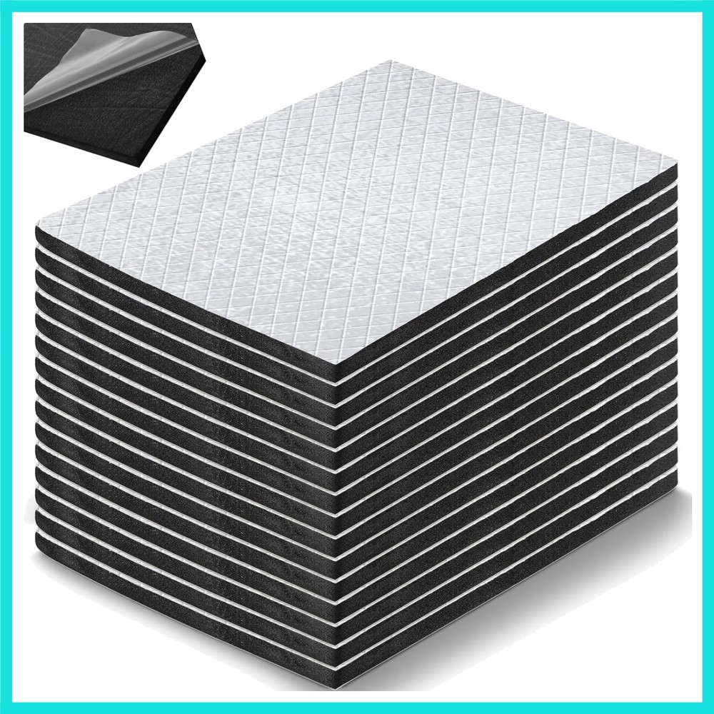 512mil 11.25 Sq ft 13 mm Thickened Cars Sound Deading Material 9 x 12 Inch 15…
