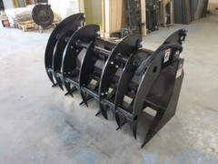 60″ COMBO TINE Brush Root Rake Grapple Attachment SkidSteer Tractor Quick Attach