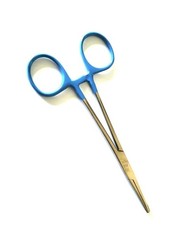 10 pieces Kelly Hemostat Forceps Blue 5.5″ Straight Surgical Dental Instruments