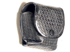 Basketweave Handcuff Holster Uncle Mike’s One Piece Design