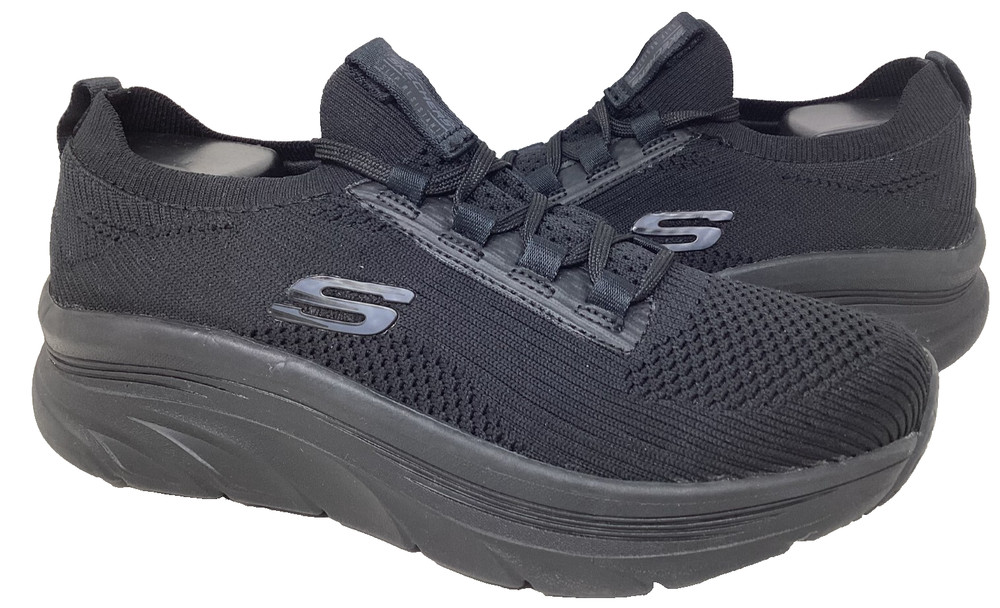 Skechers Women’s Work RF D’Lux Walker Ozema Lace Up Shoes Blk Wide Size:8 191H
