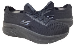 Skechers Women’s Work RF D’Lux Walker Ozema Lace Up Shoes Blk Wide Size:6.5 191H