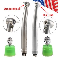1-4 E-generator Dental LED Fiber Optic High Speed Handpiece 4 Holes