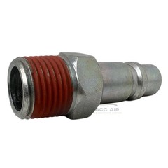 1/2″ MNPT x 1/2″ Body Industrial Style Coupler Plug Quick Connect Milton G Style