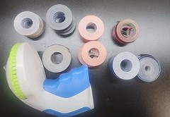 DYMO Organizer Xpress & Labeling Tape Lot Orange Red Black Blue Brown 3/8″
