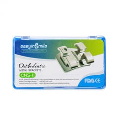 EASYINSMILE Dental Brackets Orthodontic Braces MINI Roth/MBT 022 345 Hook Mesh