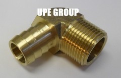 3/4 HOSE BARB ELBOW X 3/4 MALE NPT Brass Pipe Fitting Thread Gas Fuel Water Air