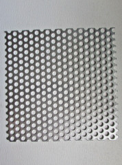 1/2″ HOLE ALUMINUM PERFORATED METAL–10-1/2″ X 12″