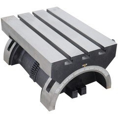 15-Inch Adjustable Angle Tiltable Worktable Cast Iron Milling Drilling Grinding