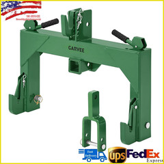 3 Point Quick Hitch Attachment & 2″ Receiver for Category 1 Tractors, 3000 lbs