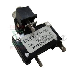 Panel Mount Reset Thermal Push Button Circuit Breaker 5A Amp 125/250V AC 50/60Hz