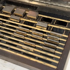 Vintage Starrett Webber Model SCS81A Grade 3-2 Gage Block Set 39 Pieces 4/29/73