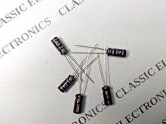 Lot of UCC 0.22uF .22uF 100V DC Radial 105C Electrolytic Capacitor KMG Series