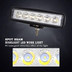 6 inch 15cm 18W Mini Ultra Thin LED Work Light Spot Beam Size: 1 Pcs 6 inch 18