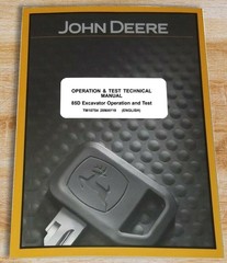 John Deere 85D Excavator Operation & Test Service Manual TM10754