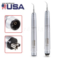 USA Dental Ultrasonic Air Perio Scaler Handpiece Hygienist 2 & 4 Holes 3 Tips