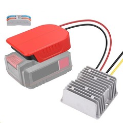 DC 18V to 12V Step Down Converter for Bauer 20V Battery Adapter for Power Whe…