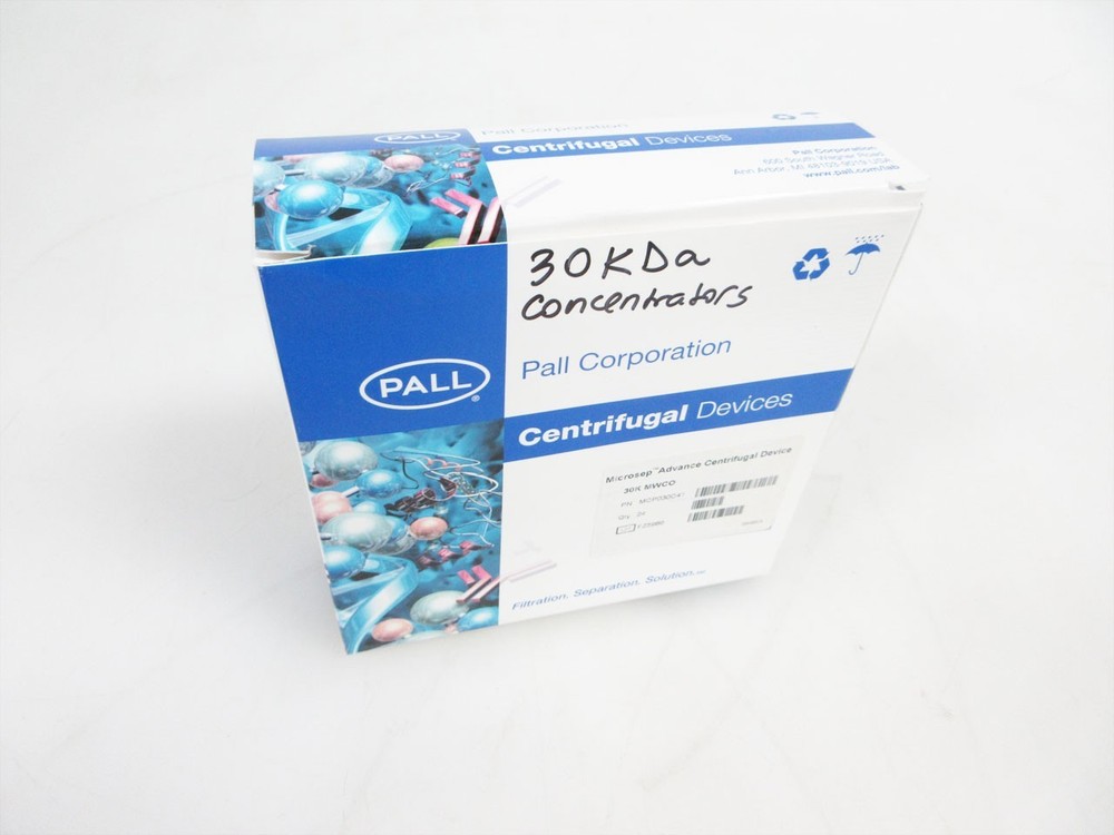 BOX 24 PALL MCP030C41 MICROSEP CENTRIFUGAL DEVICE 30K MWCO