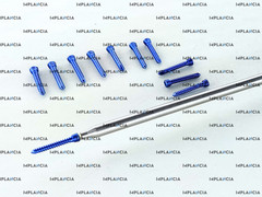 2.7mm Locking Self Tapping Screw 10-28mm Length w/ Drive 100 Pcs Titanium Set