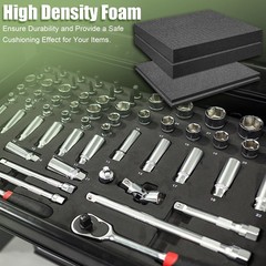 4 Pack Gun Case Foam Inserts 16x12x2 & 16x12x0.4 Inches Pick and Pluck Foam …