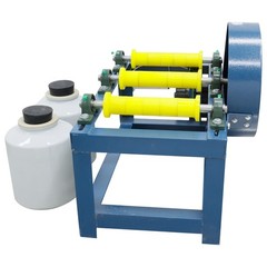 220V 550W Horizontal Drum Small Lab Ball Mill Enamel Grinding Glaze Quartz Sand