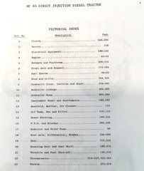 Set Massey Ferguson 65 Tractor Service Parts Catalog Operators Manual Shop Book
