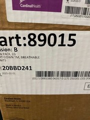 Cardinal Health 89015 SmartGown Level 4 Sterile Surgical Gown Lg Case 20