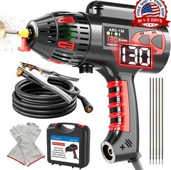 Maquina De Soldar De Mano 20A-135A Pistola Digital Soldadora Portátil Para Metal