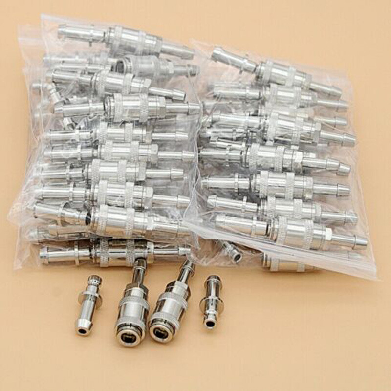 NIBP Blood Pressure Cuff Single Tube Air Hose Connector Plug 10Sets（Male+Female）