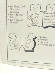 Vintage SHAPES ETC Creative Writing Book (1989) Bear – 10 Jumbo 16″ Paper Sheets