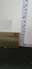 Vintage Brass Tone Gold Metal Business Card Holder Wallet