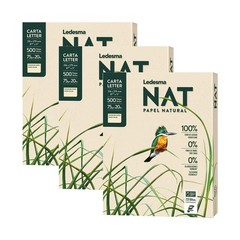 Letter Size (8.5″x11″) Natural Sugarcane Pulp Printer Paper, 3 Reams