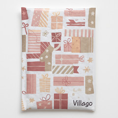 Christmas Gift Poly Bubble Mailers 6.5×10 Self-Seal Padded Envelopes | Villago