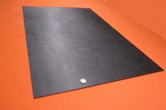 ABS Sheet Haircell Textured, 1 Side, Black, .094″ (3/32″) x 24″ x 36″