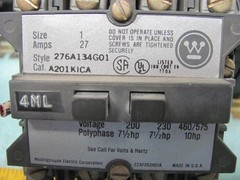 7 WESTINGHOUSE A201K1CA STARTER T7252
