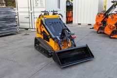 Pre-Sale Upgraded Mini Skid Steer Twin cylinder Tracked Loader 23HP Free Ship