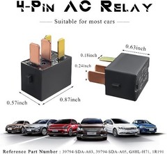 G8HL-H71-12VDC 4-Pin 12V Car AC Relay and Starter Relay, 2 PCS fo Color: 2 PCS