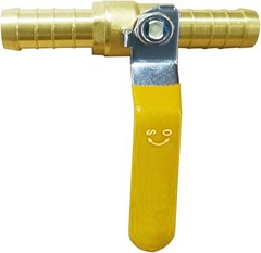 5/8 Inch PEX Crimp Brass Shut-Off Ball Valve 2 Pack